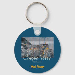Chaveiro Cinque Terre Vernazza Italien Vintage Souvenir