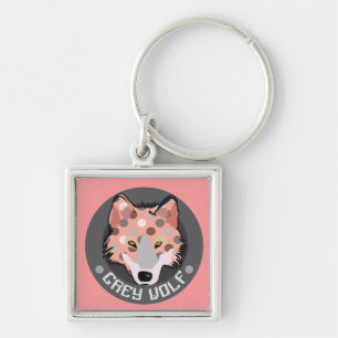 Chaveiro Cinza Wolf