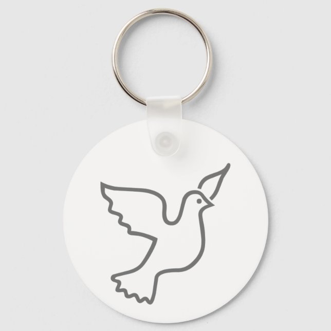 Chaveiro Cinzas da Dove da Paz (Frente)