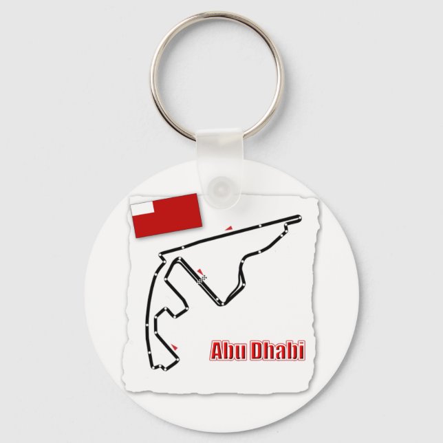 Chaveiro Circuito GP de Abu Dhabi (Frente)