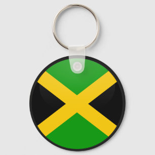 Chaveiro Círculo da bandeira da qualidade de Jamaica