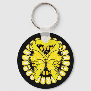 Chaveiro Círculo da consciência da prevenção do suicíd