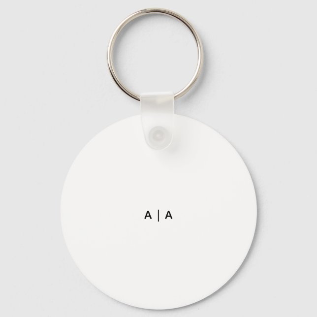 Chaveiro Círculo de Alumínio, 2" (Frente)
