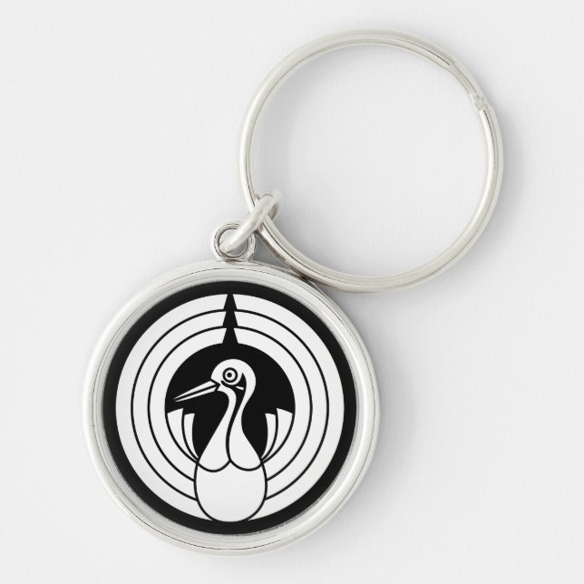 Chaveiro Círculo em forma de guindaste (Frente)