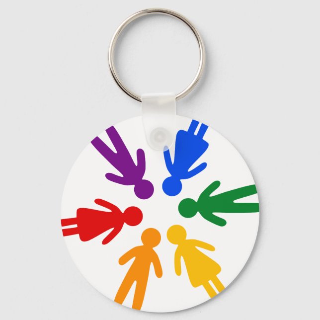 Chaveiro círculo lgbt (Frente)