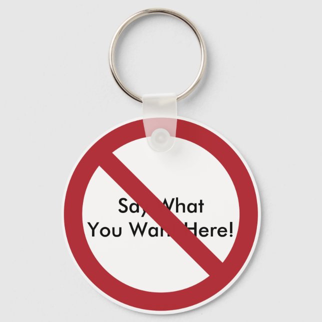 Chaveiro Círculo Personalizado com barra (Frente)