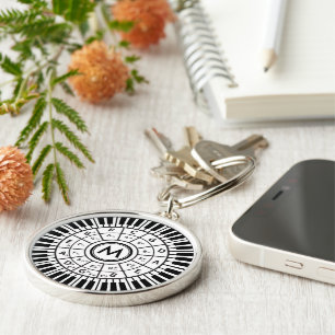 Chaveiro Círculo Personalizado de Chaves de Piano dos Quint