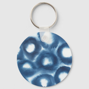 Chaveiro Círculos de Impressão de Aquarela Indigio