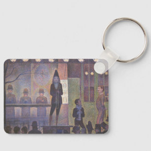 Chaveiro Circus Sideshow por Georges Seurat, Vintage Art