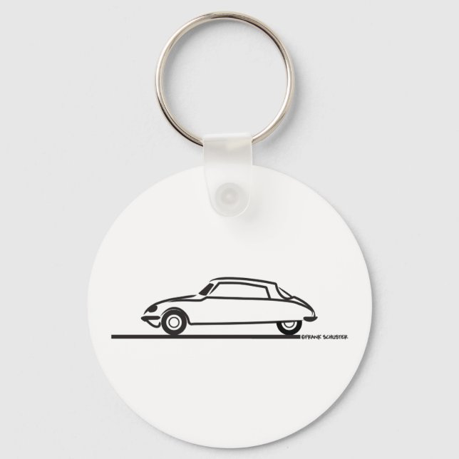 Chaveiro Ciroen DS 21 Pallas (Frente)