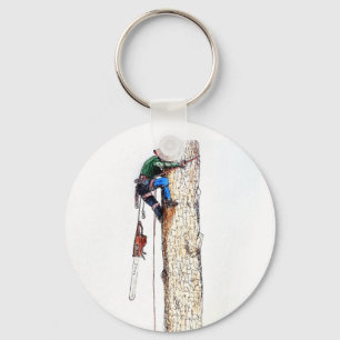 Chaveiro Cirurgião Árvore Arborista Chinsaw Key Ring