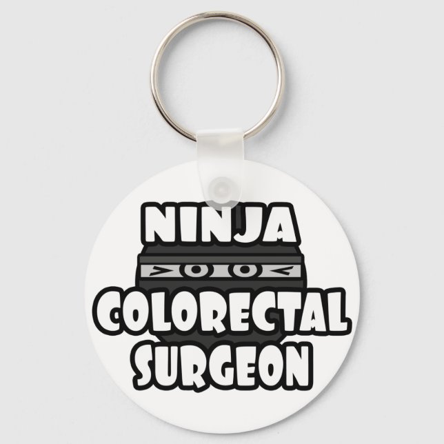 Chaveiro Cirurgião Colorectal Ninja (Frente)