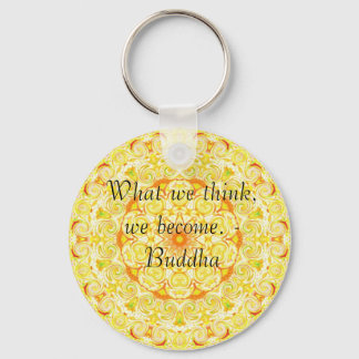 Chaveiro Citação Buda inspira motivação