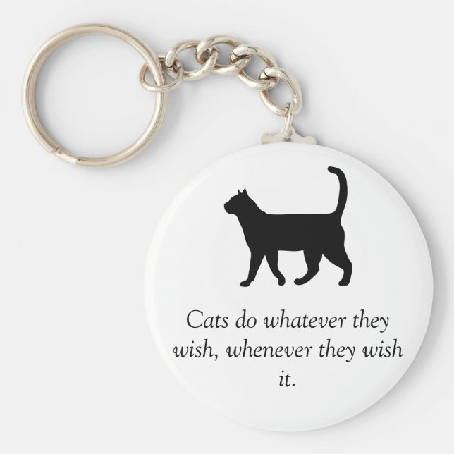 Chaveiro Citação de Cat do Segredo do Landowner (Frente)