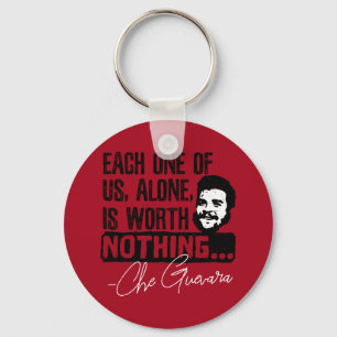 Chaveiro Citação de Che Guevara - Cada um não vale nada