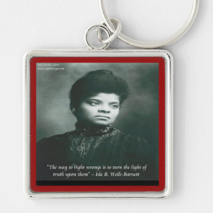 Chaveiro Citação de Ida B Wells & Truth