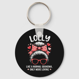 Chaveiro Citação de Lolly Valentine para Avó Amorosa com Cu