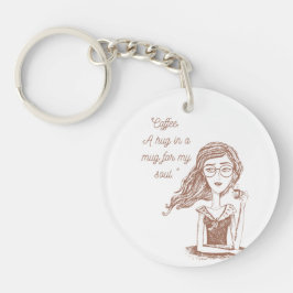 Chaveiro citação do café