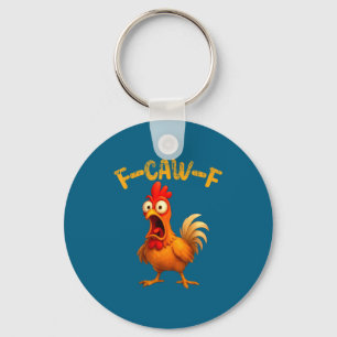 Chaveiro Citação engraçada de frango Galo Animal Meme Humor