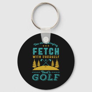 Chaveiro Citação engraçada de jogador de golfe que os golfi