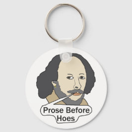 Chaveiro Citação engraçada de Shakespeare - Prosa Antes das
