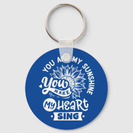 Chaveiro Citação Inspirativa | Girassol