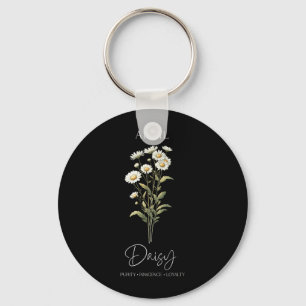 Chaveiro Citação Positiva Feminina Flor Aniversário Floral 