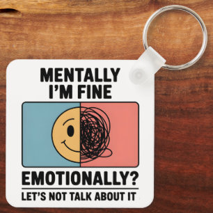 Chaveiro Citação Relacionável de Saúde Mental