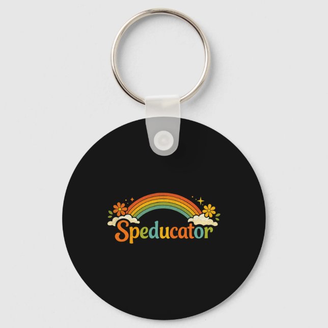 Chaveiro Citação Speducator Engraçado Professor de Educação (Frente)