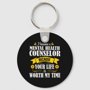Chaveiro Citar Conselheiro de Saúde Mental Fofo Aconselhame