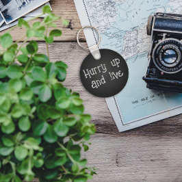 Chaveiro Citar estoico de cinzas minimalistas