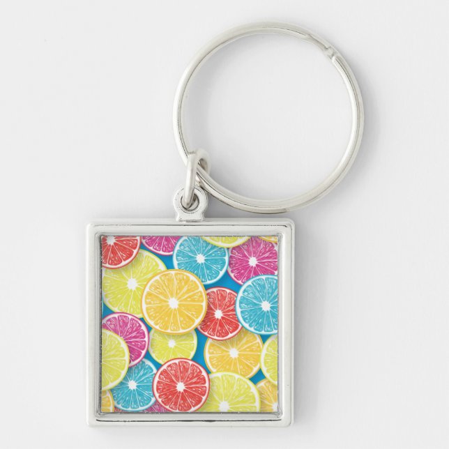 Chaveiro Citrus fruta slices pop (Frente)