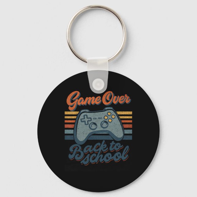 Chaveiro Ck Gamer De Volta à Escola Crianças Professores Fi (Frente)