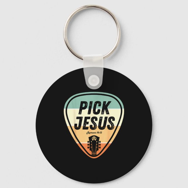Chaveiro Ck Jesus Shirt Funny Christian Music Guitar Ck Men (Frente)