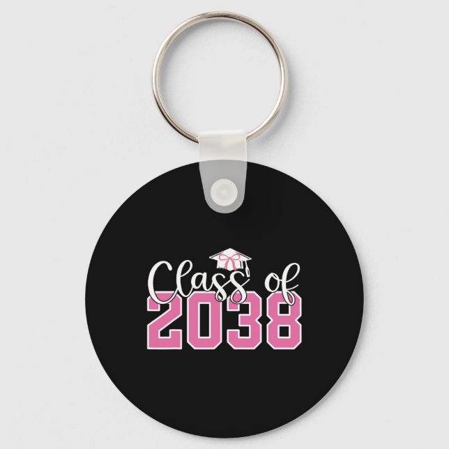 Chaveiro Cl De 2038 Cresça Comigo Jardim De Infância Rosa C (Frente)