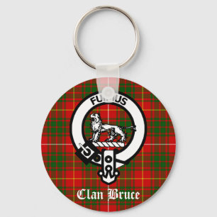 Chaveiro Clã Bruce Crest Tartan
