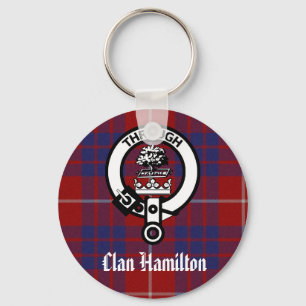 Chaveiro Clan Hamilton Crest & Tartan