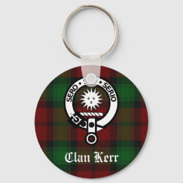 Chaveiro Clan Kerr Crest Crachá Tartan