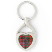 Clan Stewart Tartan e Scottish Thistle Keyring