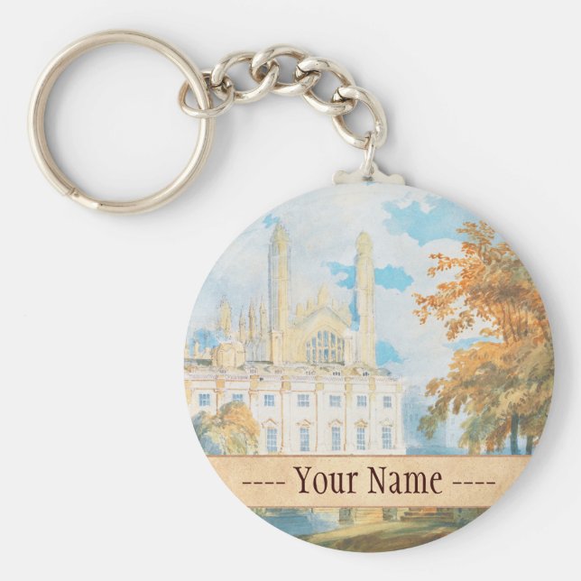 Chaveiro Clare Hall e King's College Chapel, Cambridge, (Frente)