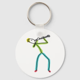 Chaveiro Clarinet Stickman