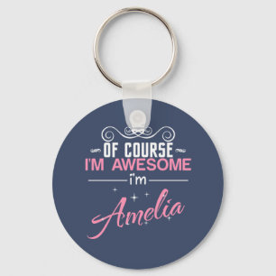 Chaveiro Claro que sou incrível, sou Amelia