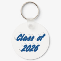 Class of 2026 blue typography graduation