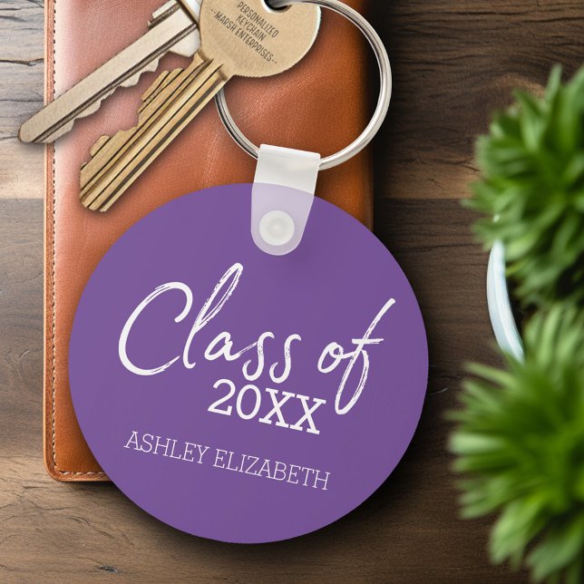 Chaveiro Classe ADD Festa de formatura ANO (Personalized Keychain - Graduation Party Favor)