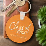 Chaveiro Classe ADD Festa de formatura ANO<br><div class="desc">Um design moderno e moderno para qualquer formando. Adicione 2019,  2020 ou qualquer ano para personalizar esse roteiro elegante e moderno. Isto pode ser utilizado para qualquer formando - segundo grau,  universidade,  escola de formando,  escola de medicina ou mesmo escola de comércio.</div>
