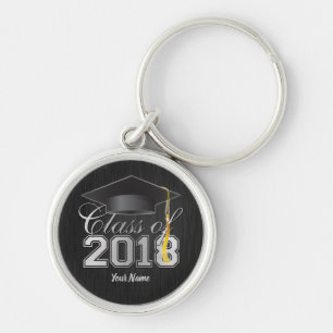 Chaveiro Classe da Chave-Corrente 2018 da graduação (preto