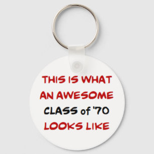 Chaveiro classe de 1970, incrível