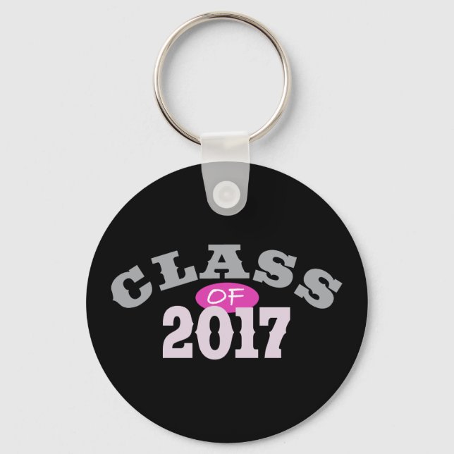 Chaveiro Classe De 2017 Rosa (Frente)