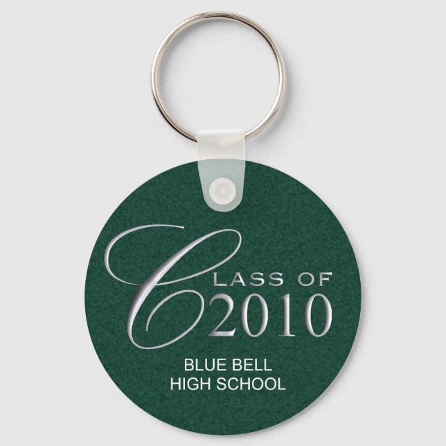 Chaveiro Classe de Anel de Chave Personalizada de Graduação (Frente)