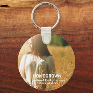 Chaveiro Classe de Foto de Graduação em País Rústico de